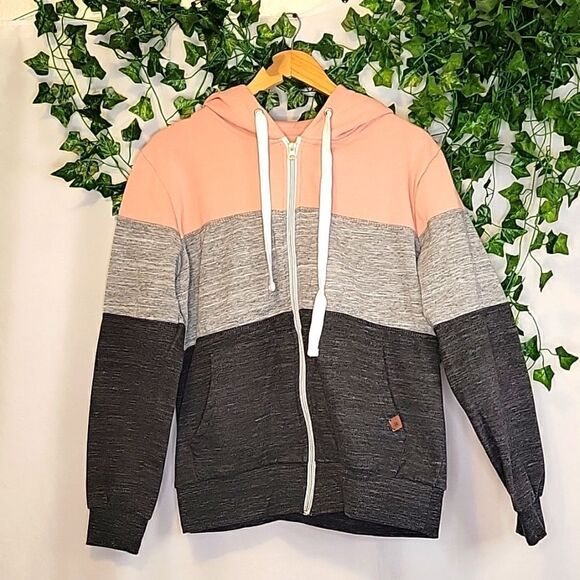 Doublju. Women's Sweatshirt Jacket. Size Large. Like New - Picture 1 of 6